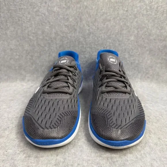 Nike Shoes Womens Size 7 Free Run Grey Blue Athletic Running Sneakers AH3451-005 - Picture 2 of 9